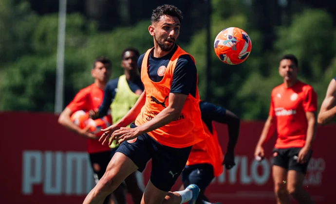 El Girona sigue escondiendo el estado físico de Miguel y Abel Ruiz