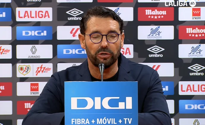 Bordalás analiza la derrota, la expulsión de Djené y el objetivo