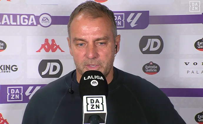 Flick habla de Dani Rodríguez y Ter Stegen en la previa del partido