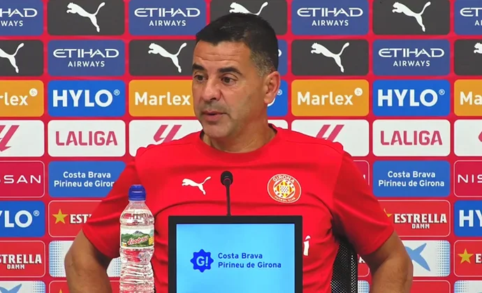 Míchel, sobre Misehouy, Van de Beek, Abel Ruiz, Bryan Gil, Stuani, Portu, Blind, la portería, el sistema y el Mallorca