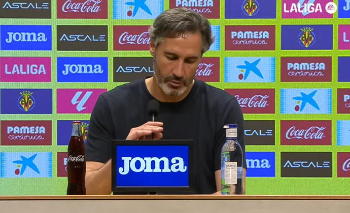 Vicente Moreno analiza la derrota y no se arrepiente de alinear a Unai García