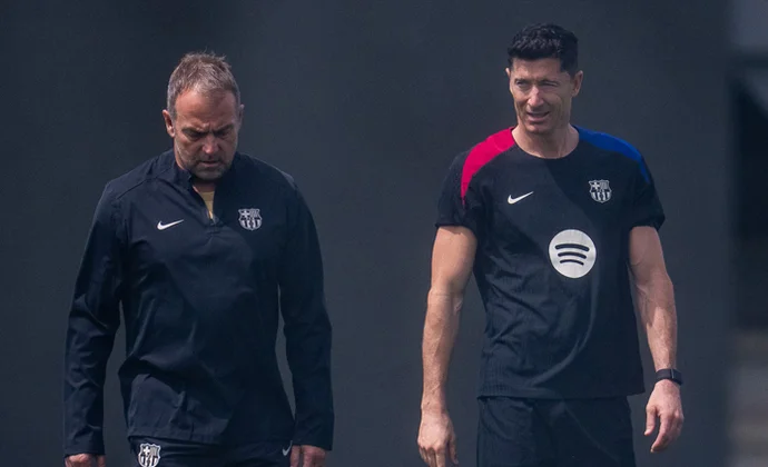 Lewandowski vuelve al grupo, pero Balde todavía no