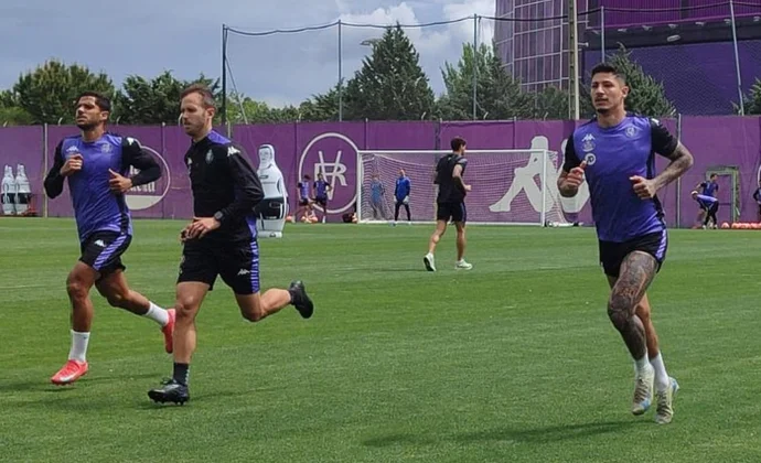 El Valladolid se ejercita sin Javi Sánchez, Aidoo, Henrique, Torres y Marcos André
