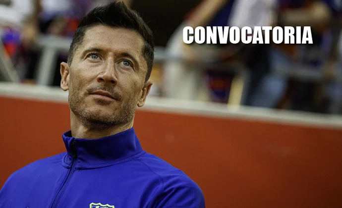 Lewandowski recibe el alta médica y entra en la lista para viajar a Milán