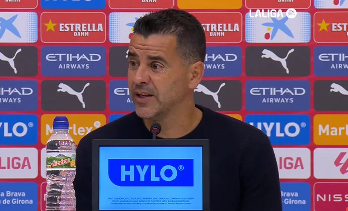 Míchel celebra el triunfo, dice haber confiado siempre en Stuani y habla de Portu y las conexiones entre varios jugadores