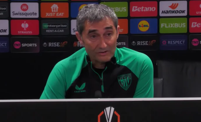 Valverde, sobre las lesiones de Nico Williams, Iñaki Williams, Sancet y el partido contra el Manchester United