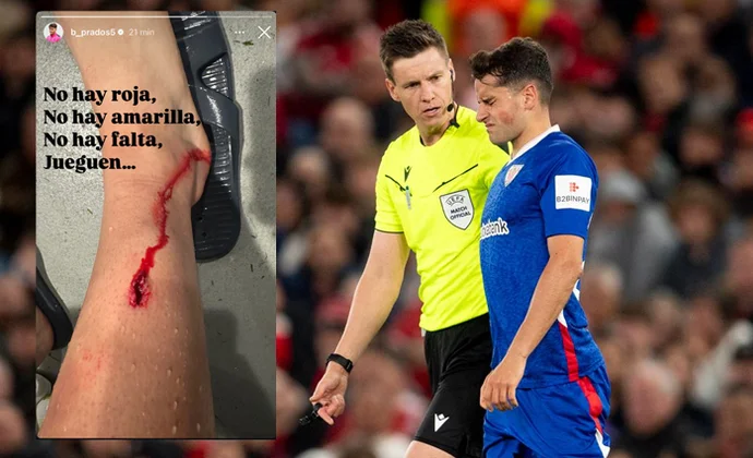 El Athletic emite el parte médico oficial de Beñat Prados, que alza su voz en redes