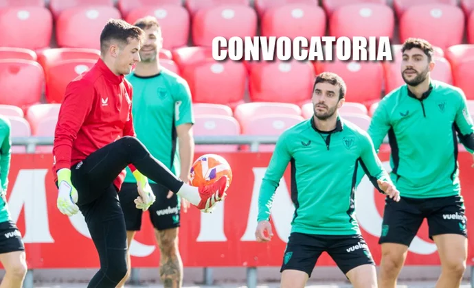 Sancet entra en la convocatoria. Nico, Iñaki Williams y Prados, fuera