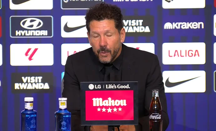 Simeone analiza el triunfo y habla de Sorloth y Oblak