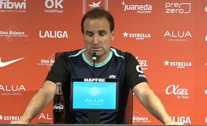 Arrasate, sobre Leo Román, Abdón, Morlanes, Robert, Greif, la alineación, el sistema y el Real Madrid