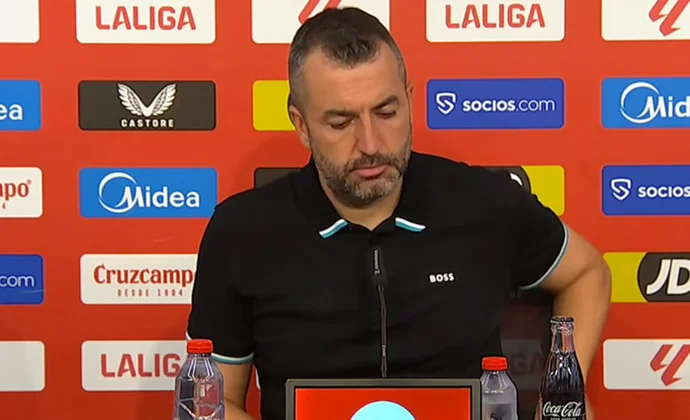 Diego Martínez muestra su dolor y habla de la titularidad de Campaña y la falta de efectividad
