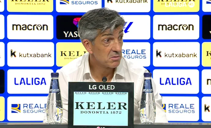 Imanol defiende a sus jugadores y habla de la competencia entre Pablo Marín, Brais y Sucic 