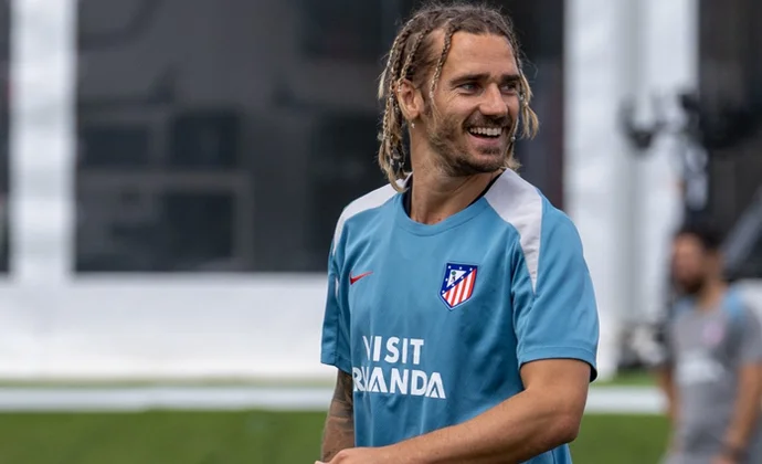 El Atlético completa otro entrenamiento con toda la plantilla disponible
