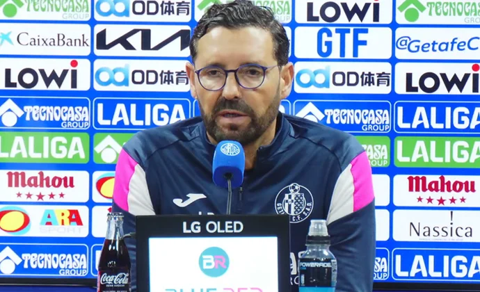 Bordalás esconde el estado físico de Juanmi y habla de Uche, Duarte, Alderete, el Athletic y el objetivo de la permanencia