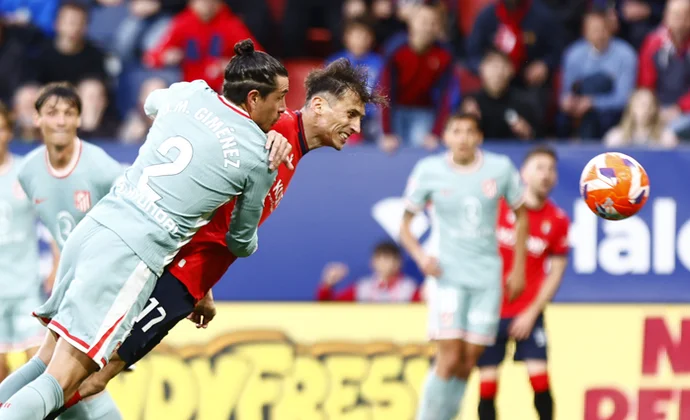 Jornada 36: Osasuna 2-0 Atlético. Estadísticas y puntos fantasy