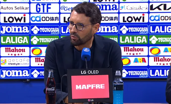 Bordalás analiza la derrota, la mala racha del equipo y la falta de gol