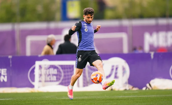 El Valladolid se ejercita en los Anexos sin los cinco lesionados