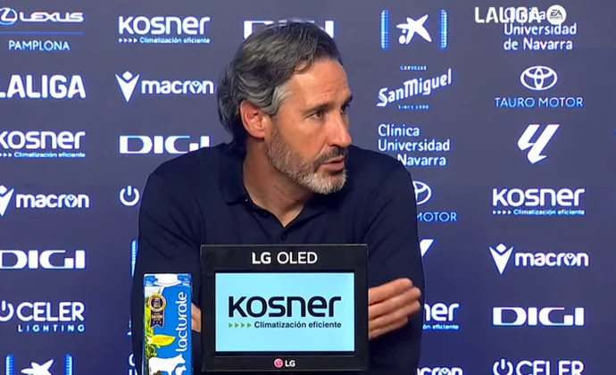 Vicente Moreno celebra el triunfo y habla de Budimir, Raúl García, Unai García, Rubén García, Moncayola y Kike Barja