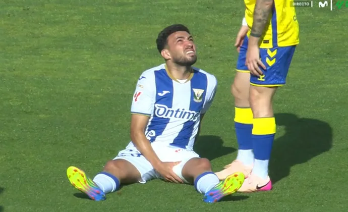 Munir se retira lesionado del muslo en Gran Canaria
