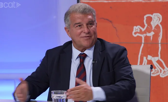 Laporta habla de Ansu Fati, Araujo, De Jong, Yamal, Raphinha, Szczesny, Nico Williams, Olmo, Flick y más nombres propios