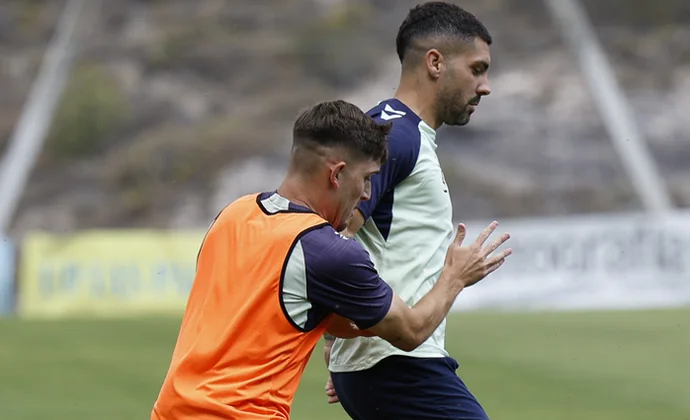 Sesión de recuperación pendiente de Bajcetic y Fabio Silva