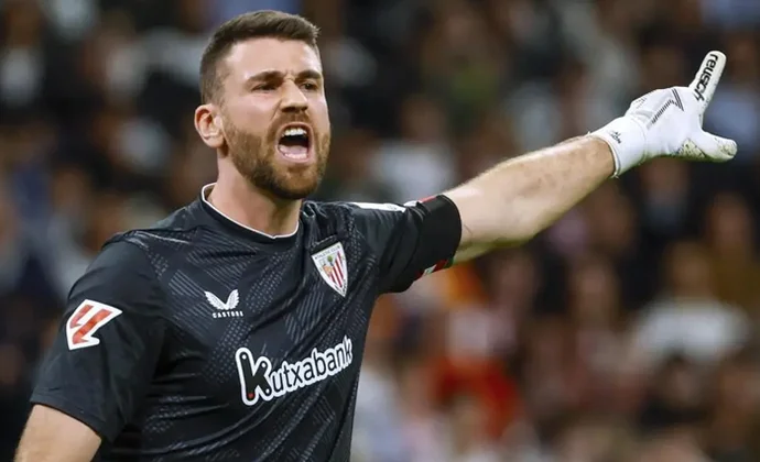 Unai Simón puede superar un logro histórico en la meta del Athletic