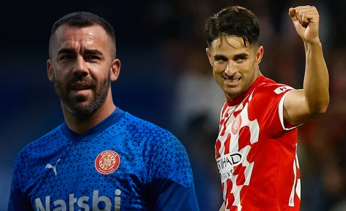 Último baile en Montilivi para Juan Carlos y Juanpe