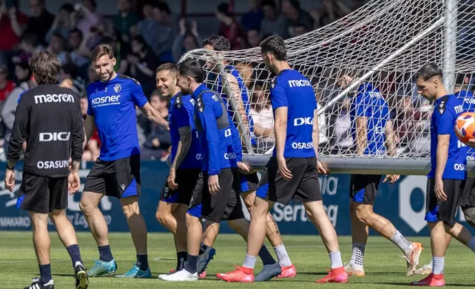 Arnaiz supera la fiebre y se incorpora al grupo y Kike Barja es la única baja