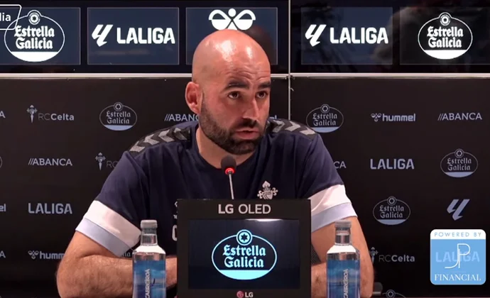 Claudio Giráldez confía en sellar la plaza europea y habla del Getafe y Carles Pérez