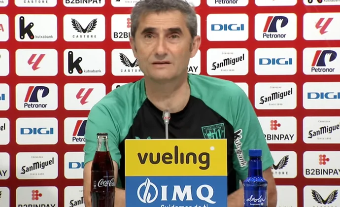 Valverde, sobre Galarreta, Lekue, De Marcos, Nico Williams, el once de mañana y su relación con el Athletic