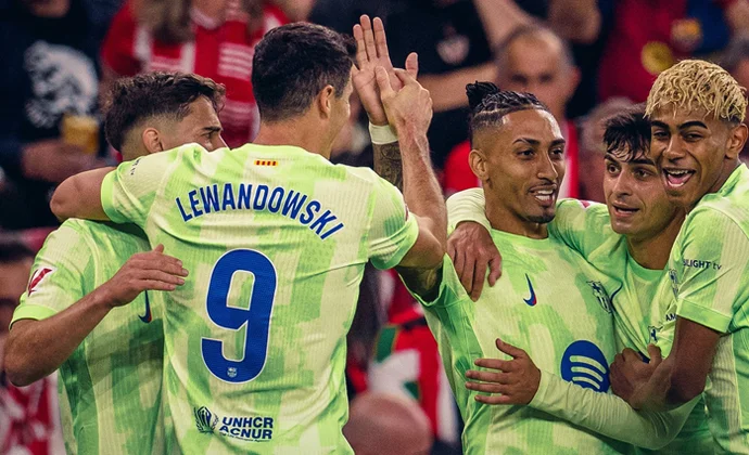 Jornada 38: Athletic 0-3 Barcelona. Estadísticas y puntos fantasy