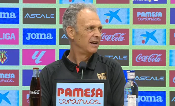 Caparrós analiza la derrota en La Cerámica en una breve rueda de prensa