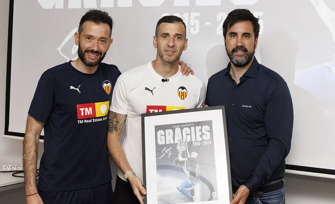 Jaume Doménech se despide del Valencia