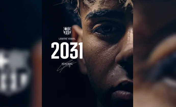 El Barcelona anuncia la renovación de Lamine Yamal hasta 2031