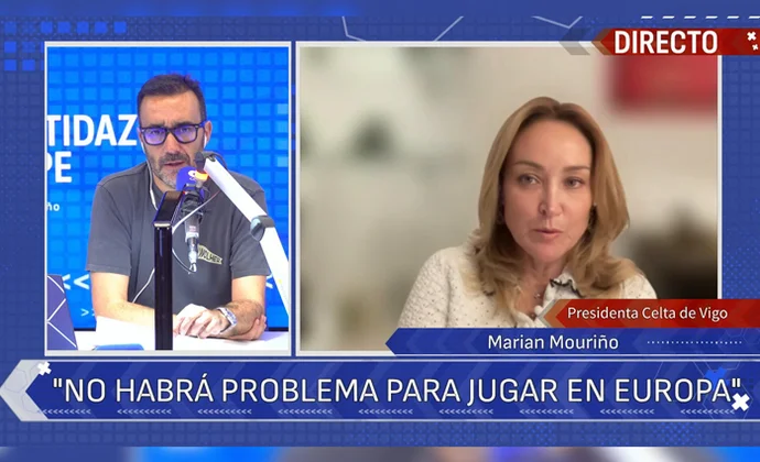 Marián Mouriño, en COPE, sobre la presidencia, Giráldez, Aspas, Iglesias, Veiga, Moriba y la portería