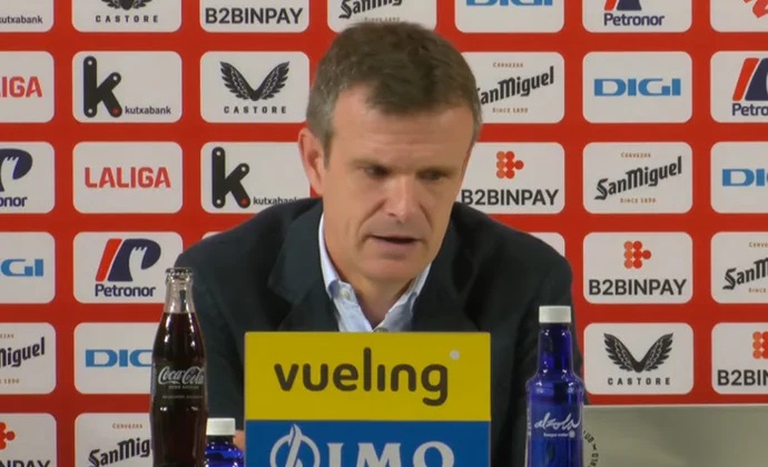 Uriarte hace balance del curso y lamenta que se publiquen tantos bulos en torno a Nico Williams