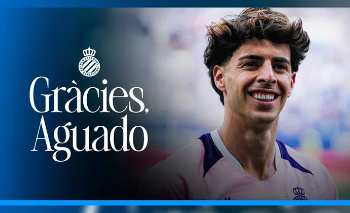 El RCD Espanyol anuncia la marcha de Álvaro Aguado