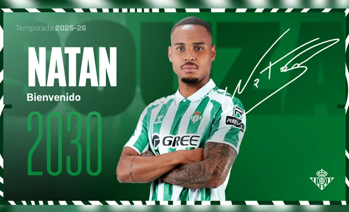 El Betis hace oficial la compra de Natan en propiedad