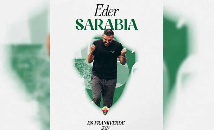 Éder Sarabia, que finalizaba contrato, renueva hasta 2027