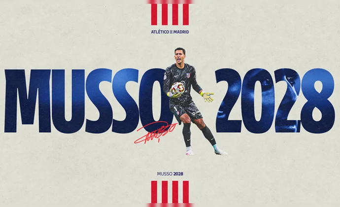 El Atlético hace oficial el fichaje de Juan Musso en propiedad