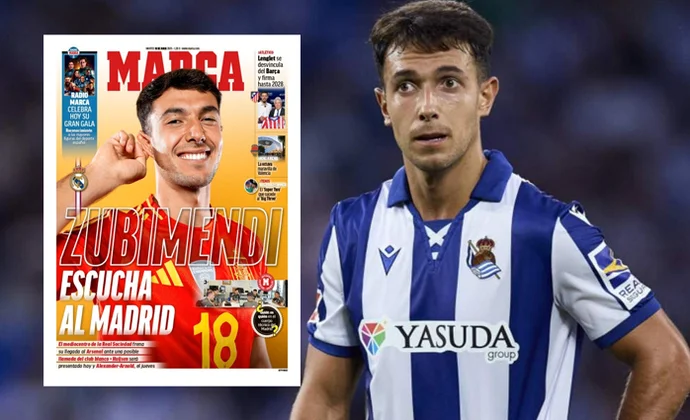 El Real Madrid no va a por Zubimendi, que ya lo tiene cerrado con el Arsenal