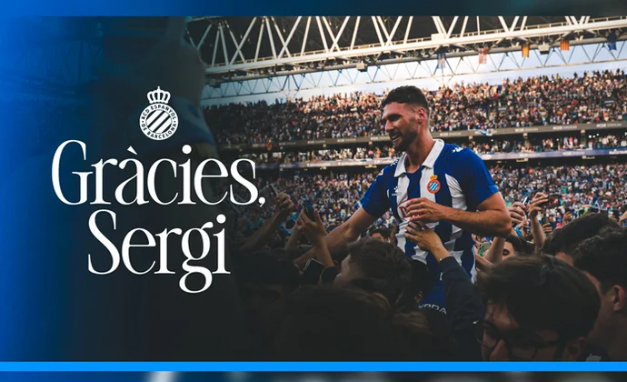 El RCD Espanyol anuncia la marcha de Sergi Gómez