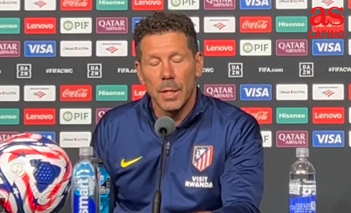Simeone explica cómo llega el equipo y habla del Seattle y Mastantuono