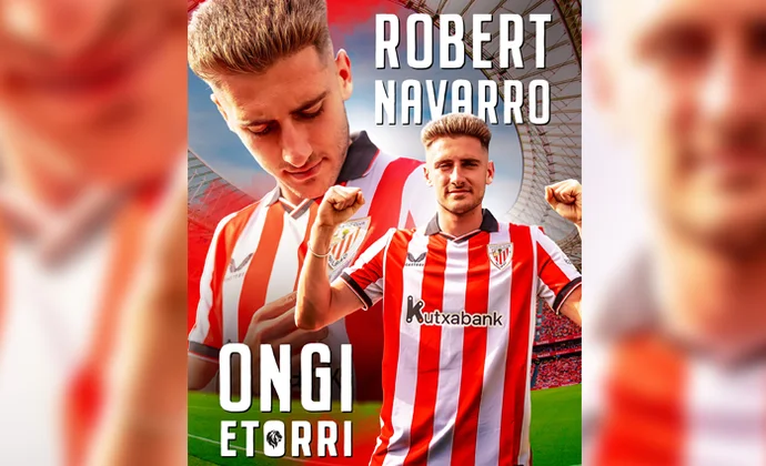 Robert Navarro es oficialmente nuevo jugador del Athletic Club
