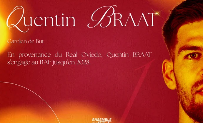 Quentin Braat deja el Real Oviedo y ficha por el Rodez Aveyron