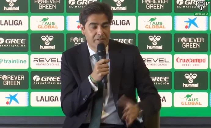 El presidente Haro habla de Jesús, Cardoso, Pellegrini y las obras del Villamarín