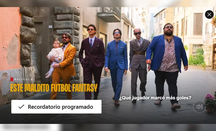 Netflix lanzará la primera película basada en el Fútbol Fantasy: “Este maldito Fútbol Fantasy”