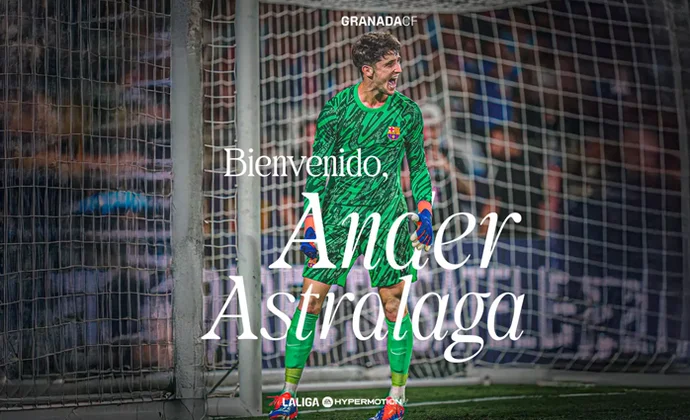 Barcelona y Granada hacen oficial la cesión de Ander Astralaga