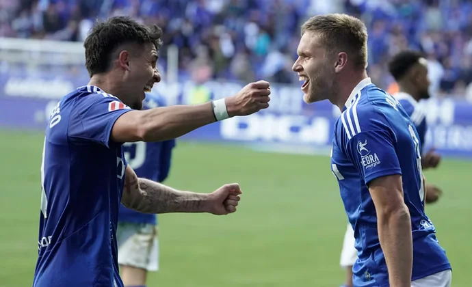 El Real Oviedo valora la continuidad de Alemao, Colombatto, Viñas y Ahijado