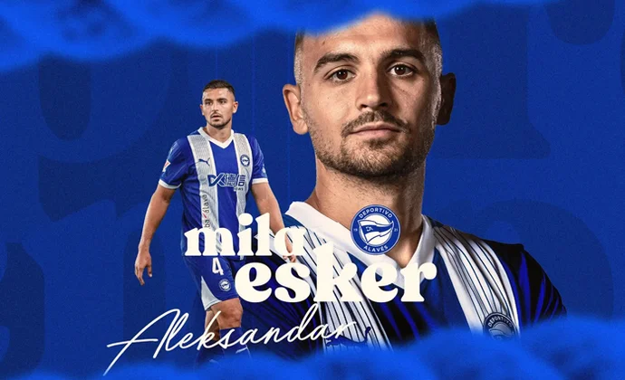 El Alavés se despide oficialmente de Aleksandar Sedlar